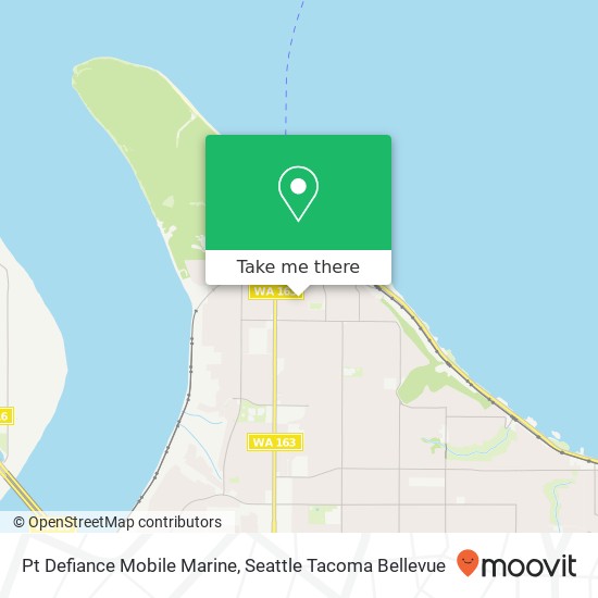 Mapa de Pt Defiance Mobile Marine