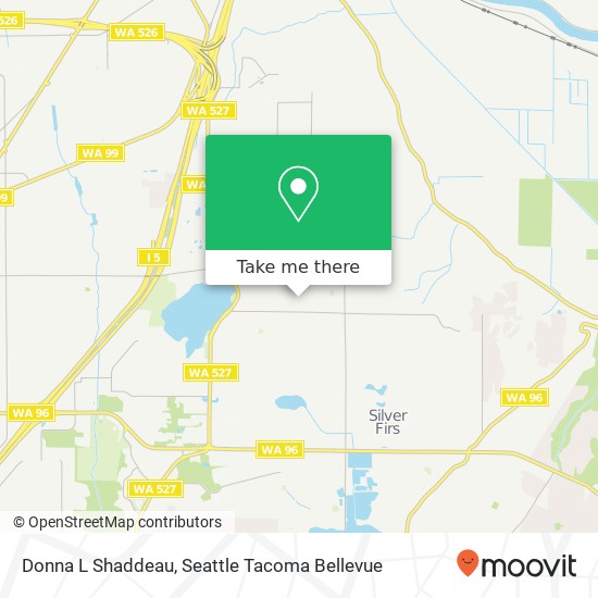 Donna L Shaddeau map