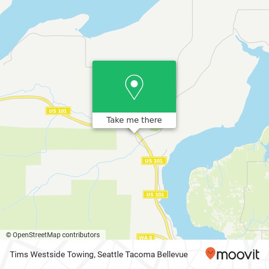 Mapa de Tims Westside Towing