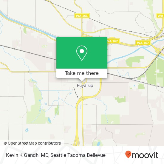 Kevin K Gandhi MD map