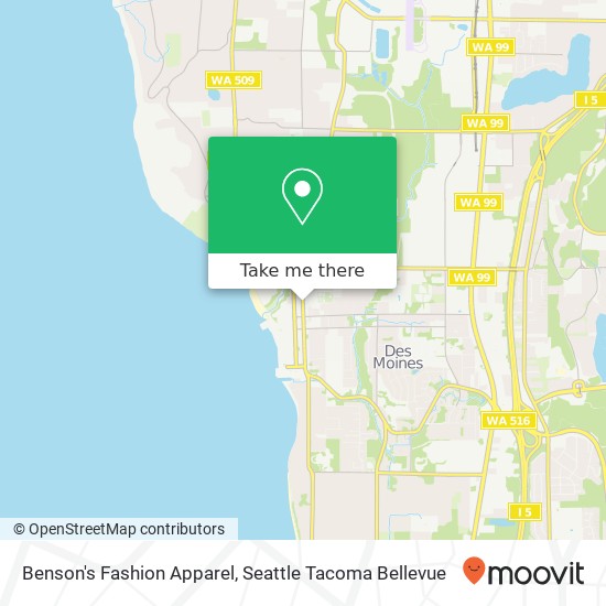 Benson's Fashion Apparel map