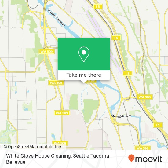 White Glove House Cleaning map