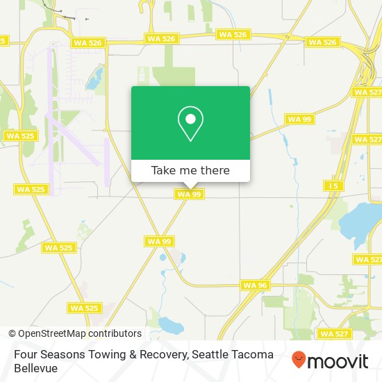 Mapa de Four Seasons Towing & Recovery