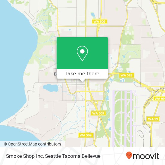 Smoke Shop Inc map