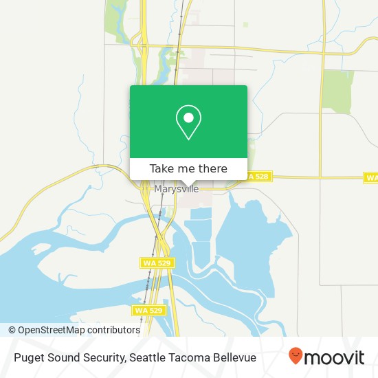 Mapa de Puget Sound Security