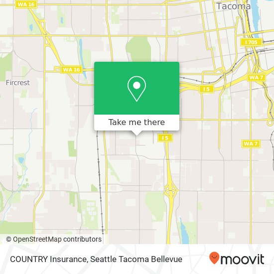 COUNTRY Insurance map