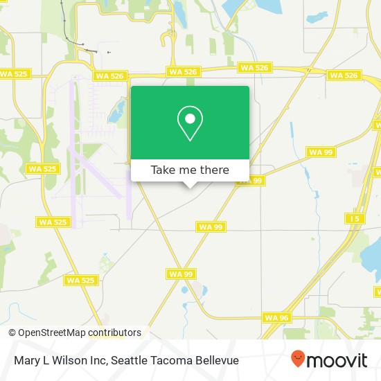 Mary L Wilson Inc map