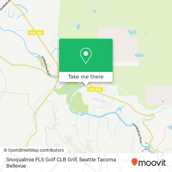 Mapa de Snoqualmie FLS Golf CLB Grill