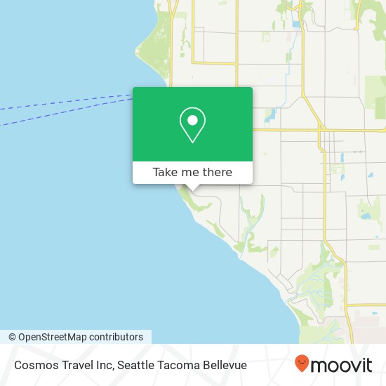 Cosmos Travel Inc map