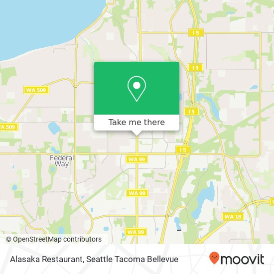 Alasaka Restaurant map