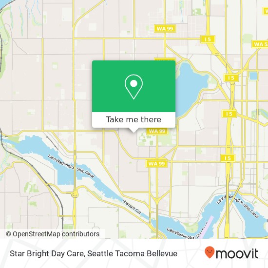 Star Bright Day Care map