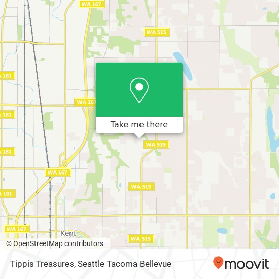 Tippis Treasures map