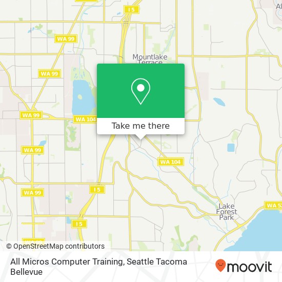 All Micros Computer Training map