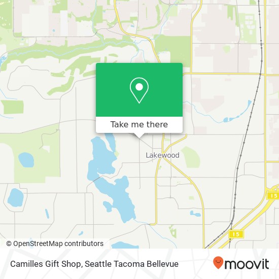 Camilles Gift Shop map