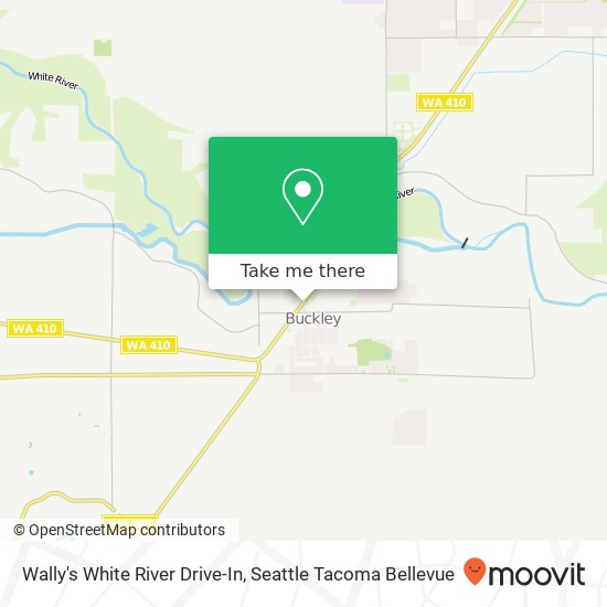 Mapa de Wally's White River Drive-In