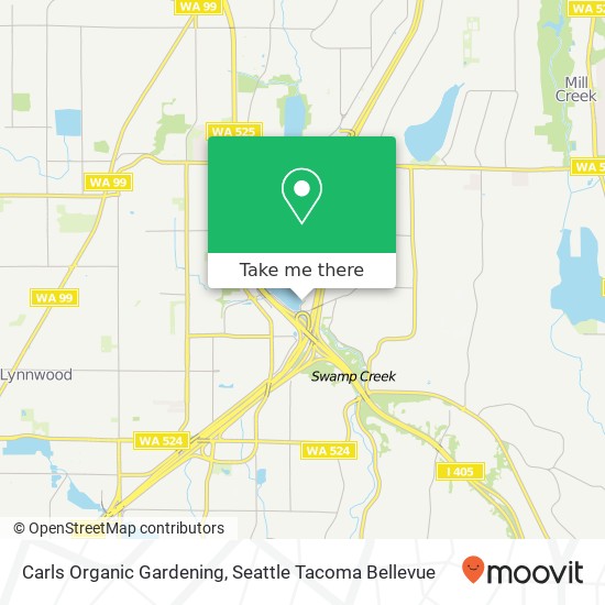 Carls Organic Gardening map