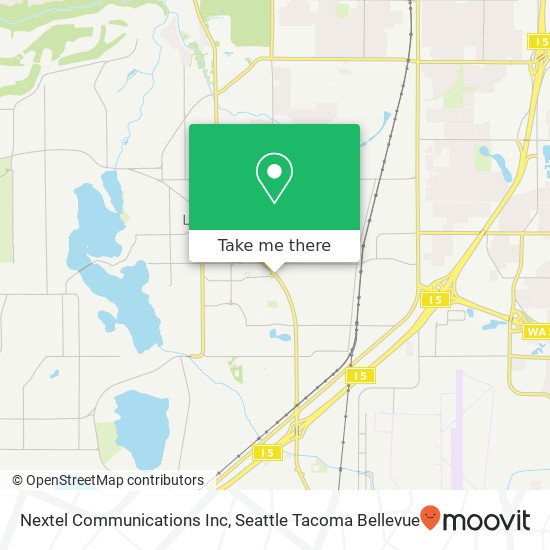 Nextel Communications Inc map