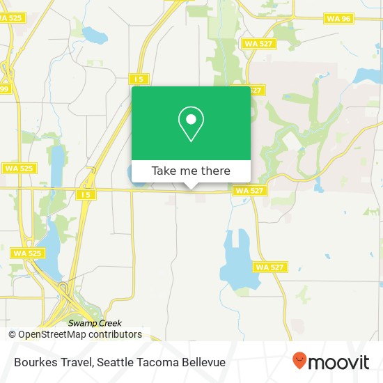 Bourkes Travel map