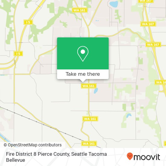 Fire District 8 Pierce County map