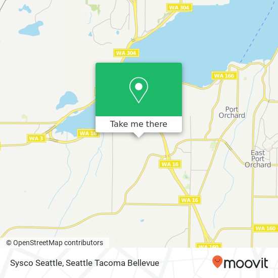 Sysco Seattle map