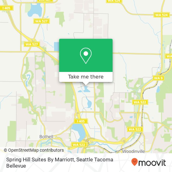 Mapa de Spring Hill Suites By Marriott