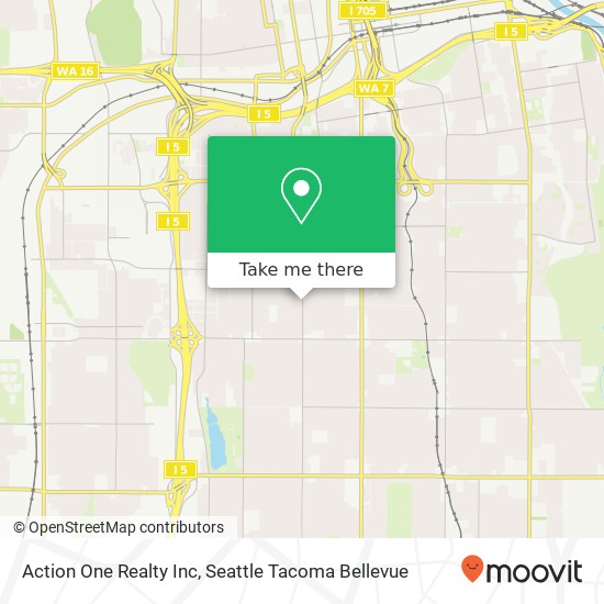 Action One Realty Inc map