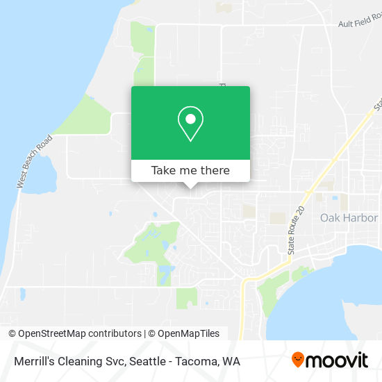 Merrill's Cleaning Svc map