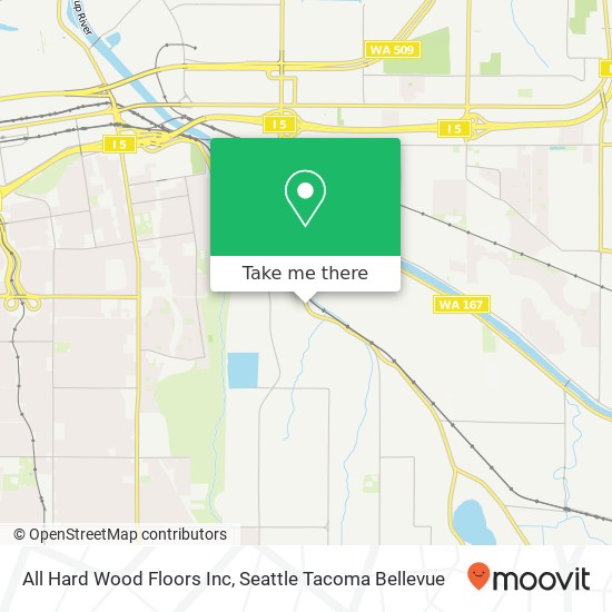 All Hard Wood Floors Inc map