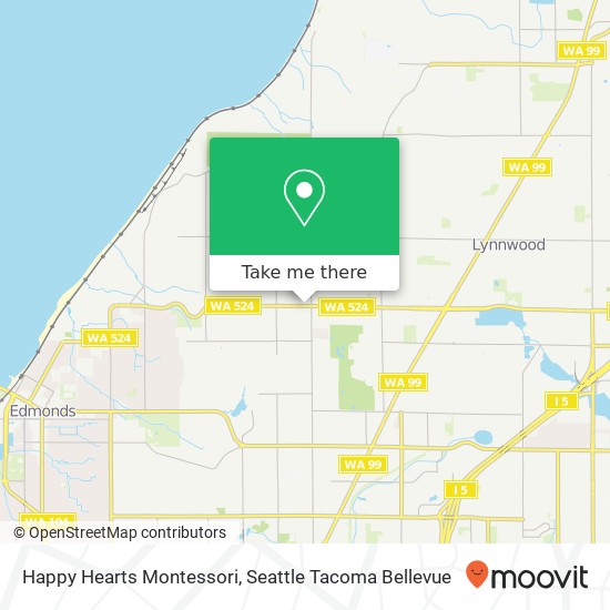 Happy Hearts Montessori map