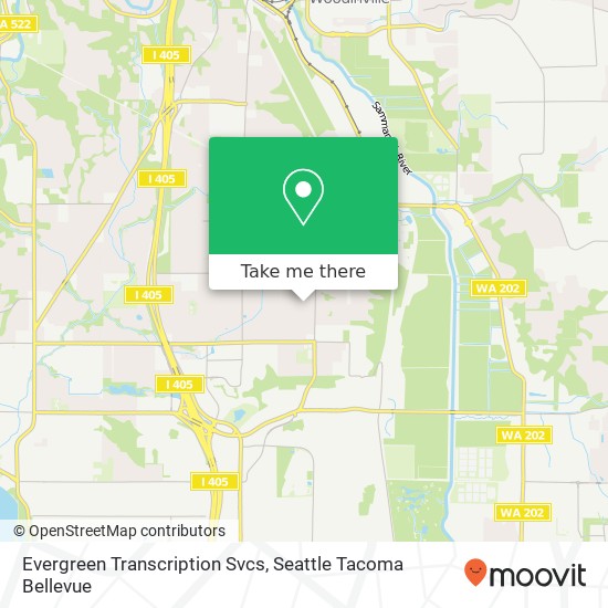 Evergreen Transcription Svcs map