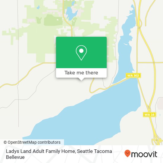 Ladys Land Adult Family Home map