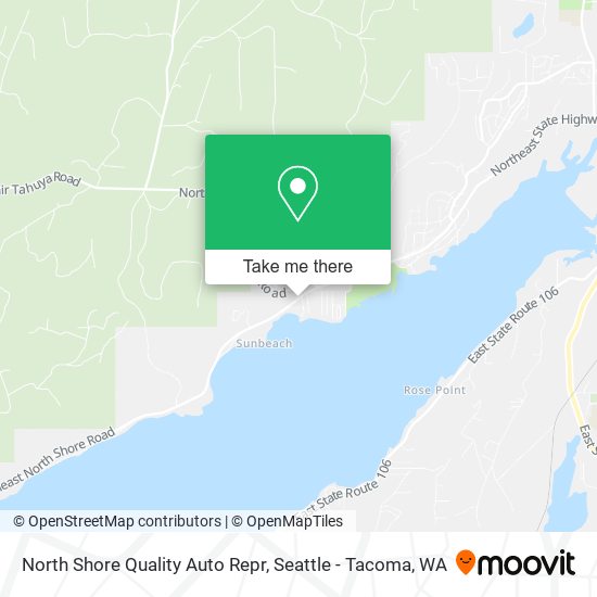 North Shore Quality Auto Repr map