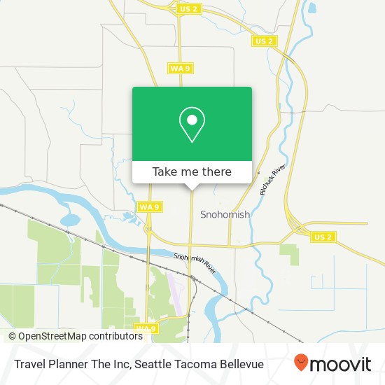 Travel Planner The Inc map