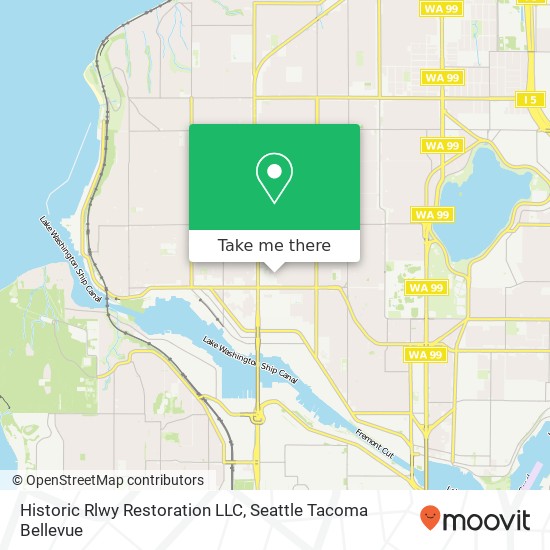 Mapa de Historic Rlwy Restoration LLC