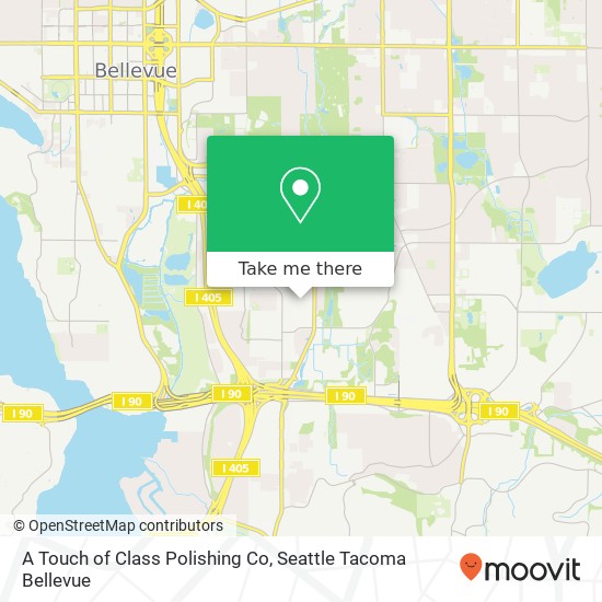 Mapa de A Touch of Class Polishing Co