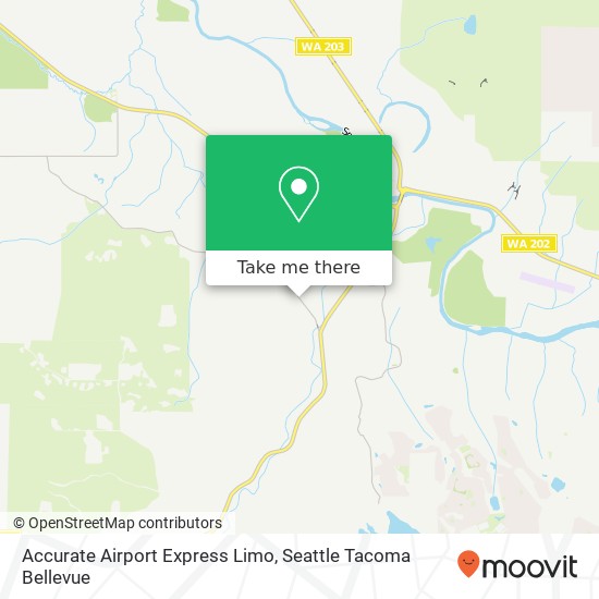 Accurate Airport Express Limo map