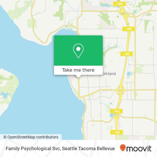 Family Psychological Svc map
