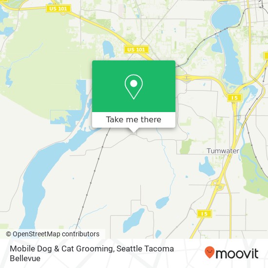 Mobile Dog & Cat Grooming map