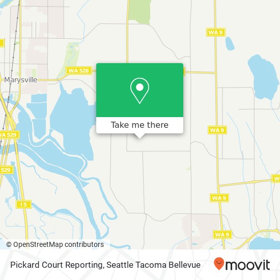 Pickard Court Reporting map