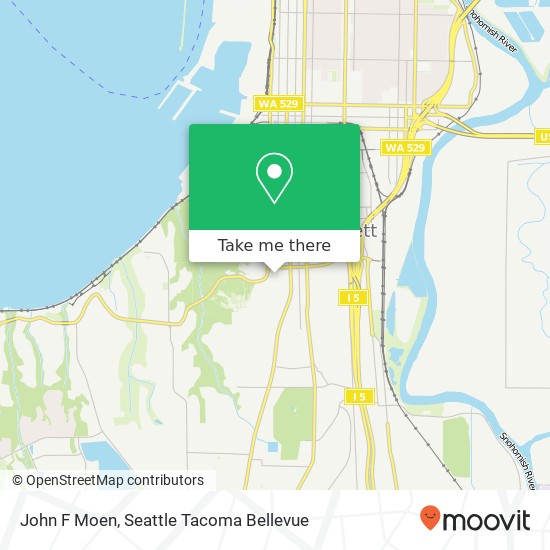 John F Moen map