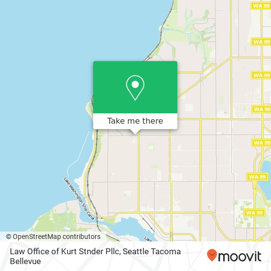 Mapa de Law Office of Kurt Stnder Pllc