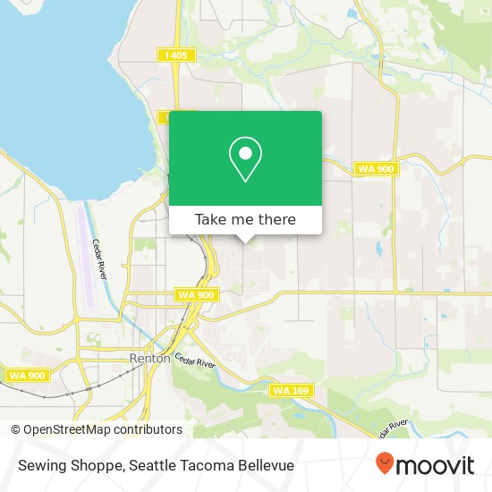 Mapa de Sewing Shoppe