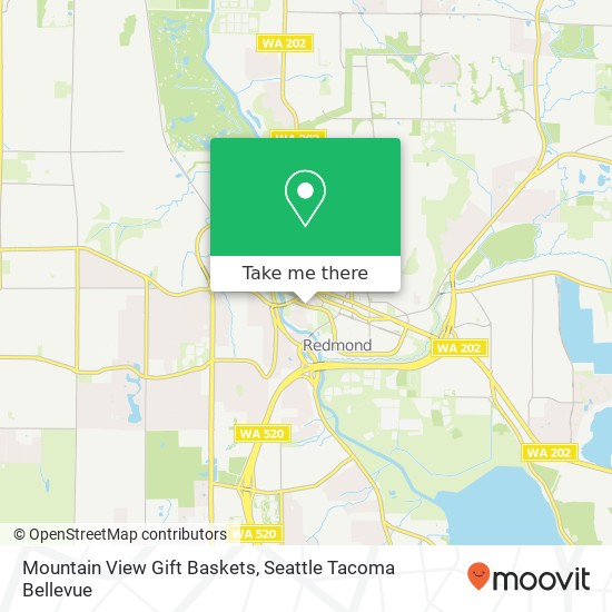 Mountain View Gift Baskets map
