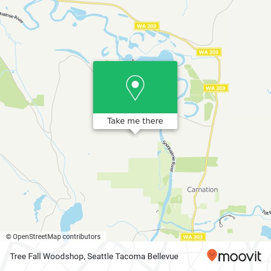 Mapa de Tree Fall Woodshop