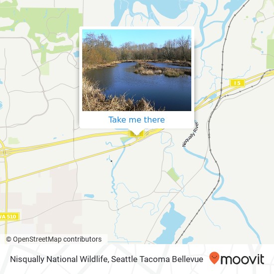 Nisqually National Wildlife map