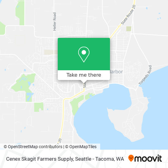 Cenex Skagit Farmers Supply map