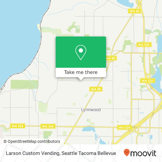 Mapa de Larson Custom Vending