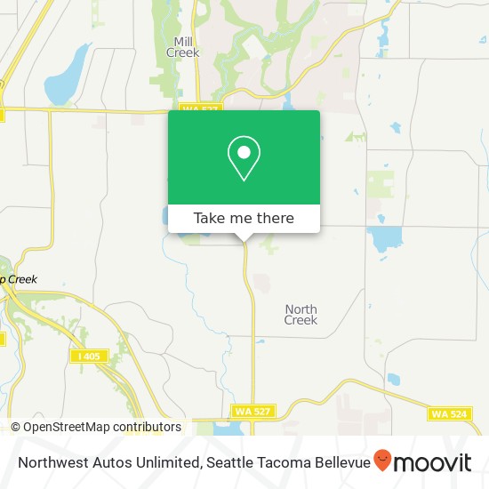 Northwest Autos Unlimited map