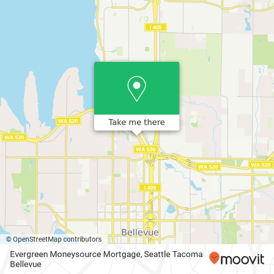 Mapa de Evergreen Moneysource Mortgage