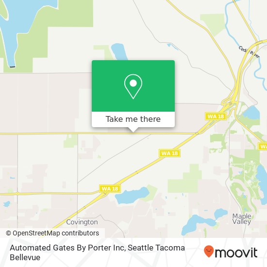 Automated Gates By Porter Inc map